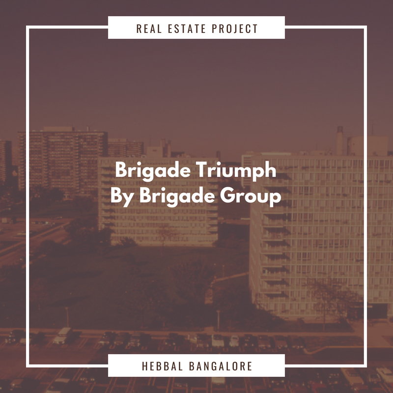 Brigade triumph is a new pre launch residential project.